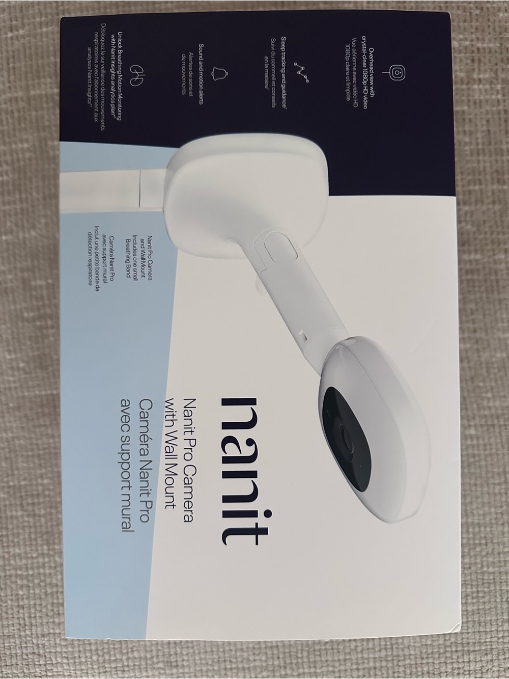 Nanit Pro Camera with Wall Mount - White